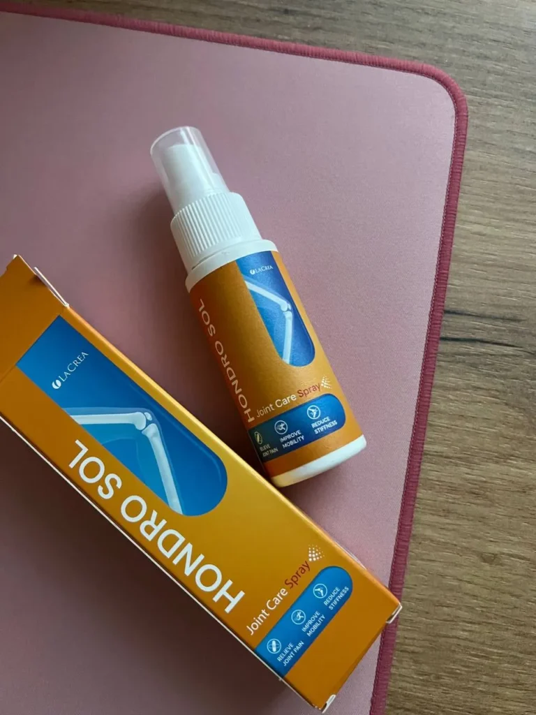 Bottiglia e scatola di Hondro Sol di un cliente